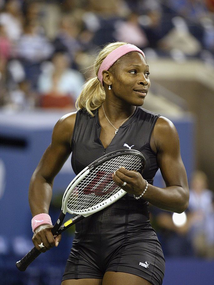Serena Williams at the 2002 US Open